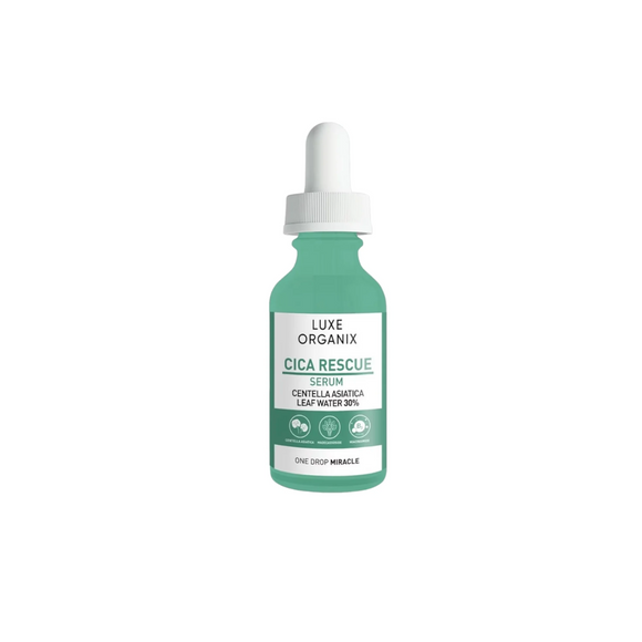 Luxe Organix CICA Rescue Serum Centella Asiatica Leaf Water, One Drop Miracle (30ml)