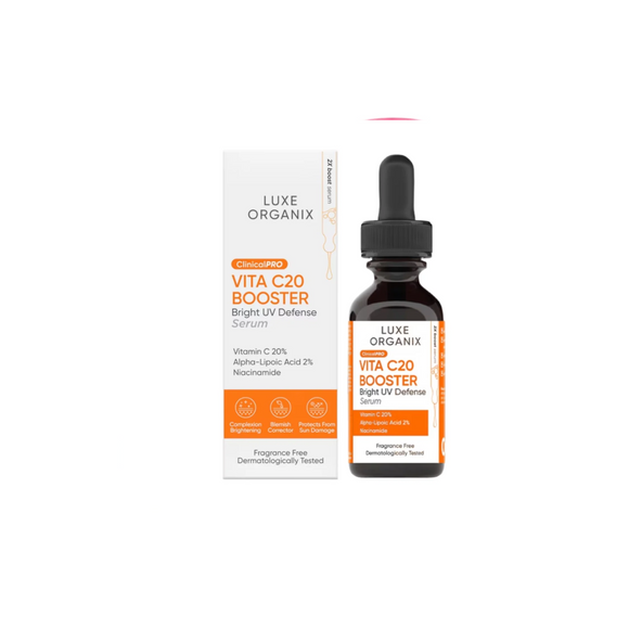 Luxe Organix Clinical Pro Vita C20 Booster Serum, 30ml