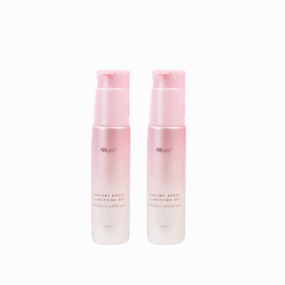 RyxSkin Radiant Boost Clarifying Oxygen bubble wash 60 ml - 2-Pack