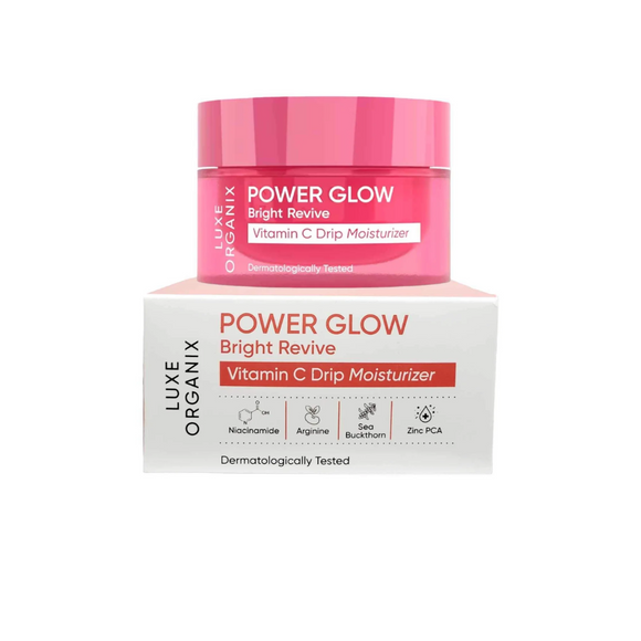 LUXE ORGANIX Power Glow Bright Revive Vitamin C Drip Moisturizer 50g