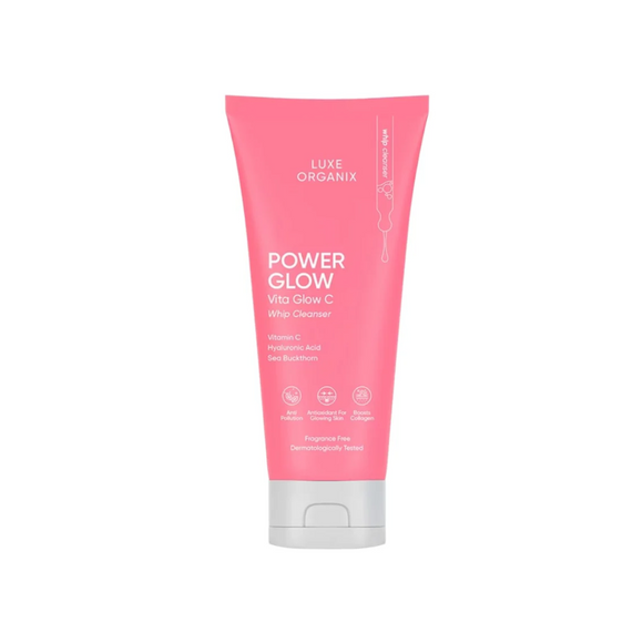 Luxe Organix Power Glow Vita Glow C Whip Cleanser 150g