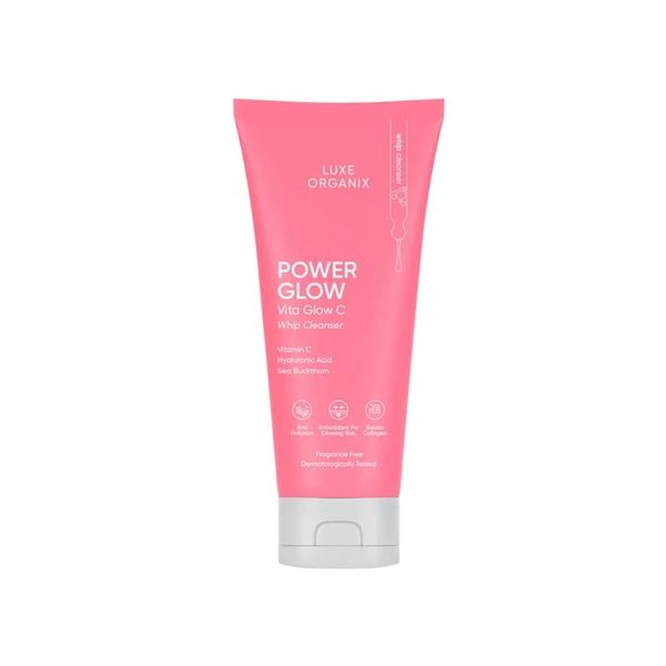 Luxe Organix Power Glow Vita Glow C Whip Cleanser 150g – Skin