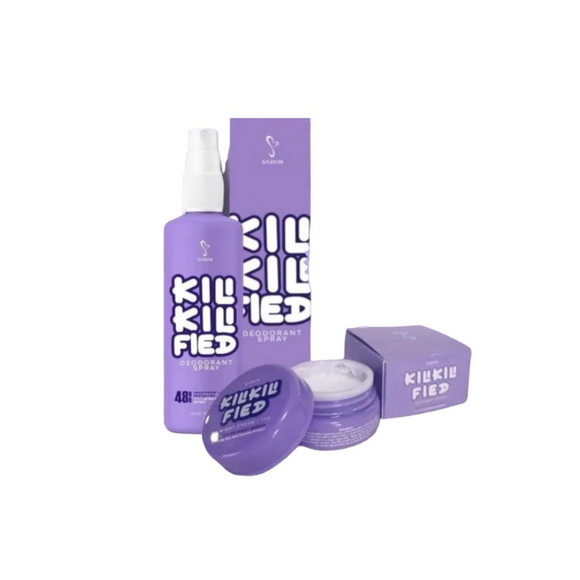 SASKIN Kili-KiliFied Deodorant Spray and UA Night Repair Cream Combo