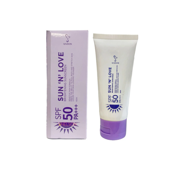 SASKIN Sun 'N' Love Brightening Sunscreen SPF 50 PA+++, 60ml