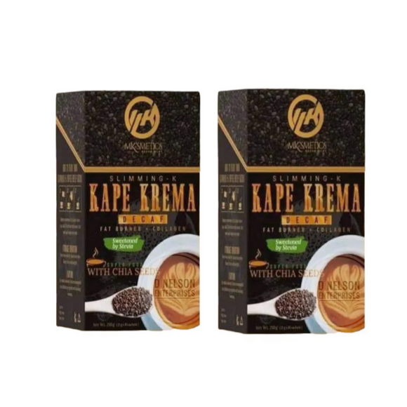 MK’SMETICS Slimming-K KAPE KREMA Decaf Coffee by Madam Kilay-2 Boxes