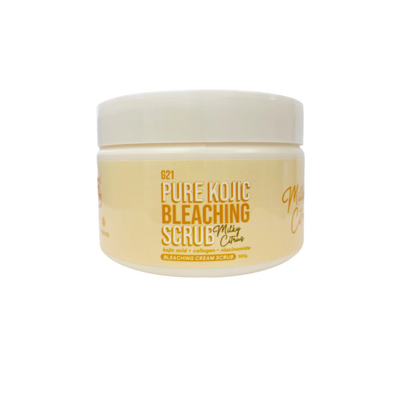 G21 Pure Kojic Bleaching Scrub - Milky Citrus, 300g Skin Vitality USA G21 Pure Kojic Bleaching Scrub - Milky Citrus, 300g Skin Vitality USA