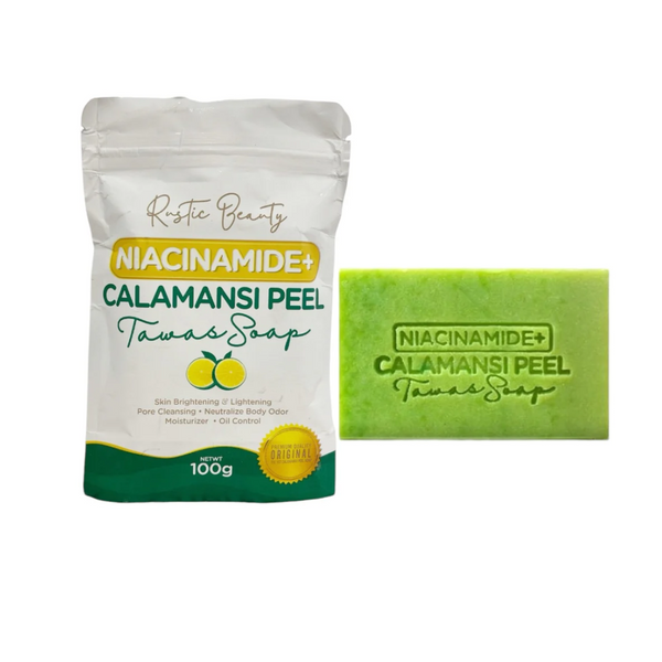calamansi glutathione soap NIACINAMIDE + PEEL Tawas 100g  D Nelson Enterprises Hawaii Papaya Calamansi Bar Soap