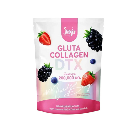 Joji Gluta Collagen DTX Plus Mixed Berry Drink Mix – 10 Sachets x 20g