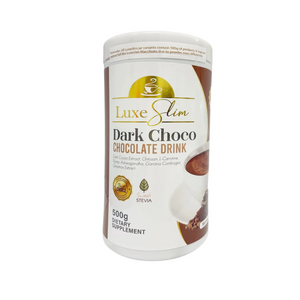 Luxe Slim Dark Choco Chocolate Drink – 500g Canister