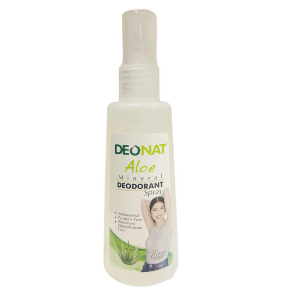 Deonat Mineral Deodorant Underarm Spray 100ml (Aloe Vera)