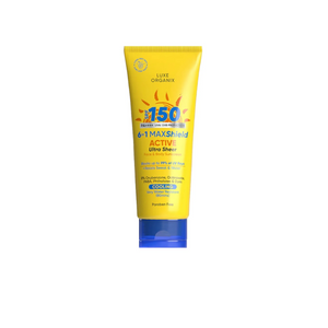 LUXE ORGANIX 6 in 1 Maxshield Active Ultra Sheer Face and Body Sunscreen 100ml