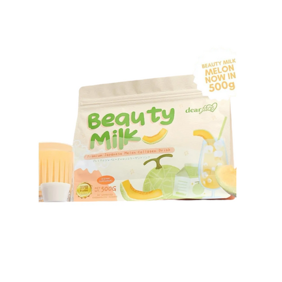 Dear Face Supersized Beauty Milk Japanese MELON Collagen Drink (500g)