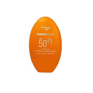 Transformed Skin HonestGlow Tinted Papaya Sunscreen SPF 50 PA+++, 50g