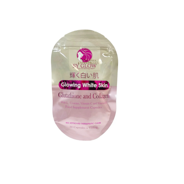 sy glow glutathione Glowing White Skin and Collagen Capsules, 30 Count – Skin Vitality USA Glutathione Blood Test - tag__new_New Available Options:50mg X 5pk