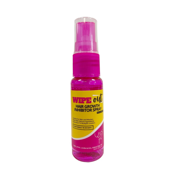 Wipe Out Hair Growth Inhibitor Spray by LuxeWax