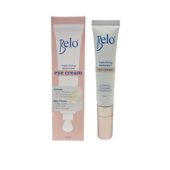 Belo Triple-Acting Restorative Eye Cream, for Fine Lines, Puffiness and Dark Circles