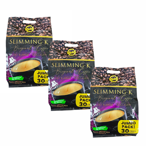 Jumbo Pack Madam Kilay Slimming-K Coffee Fat Burner + Collagen- 3 packs