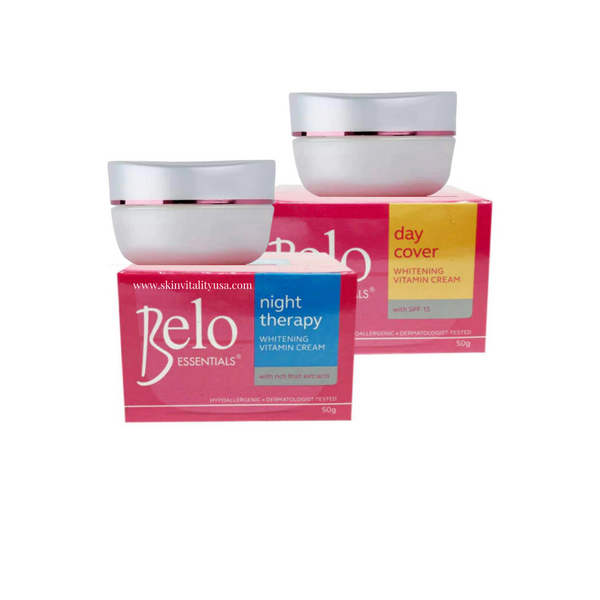 Belo Essentials Day Cover Whitening Cream SPF 15 & Night Therapy