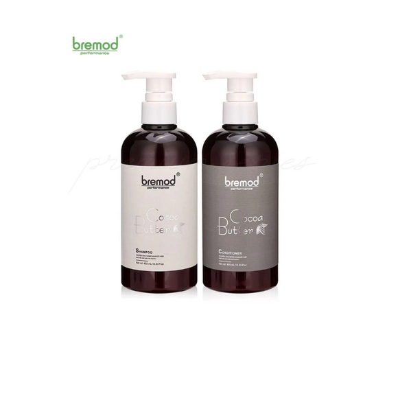 Cocoa Butter Nourish & Repair Shampoo and Conditioner by BREMOD