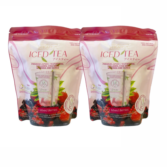Hikari Iced Tea Mixed Berries by Beauty & U, 21g x 10 Sachets : Twin P Skin Vitality USA Hikari Iced Tea Mixed Berries by Beauty & U, 21g x 10 Sachets : Twin P Skin Vitality USA