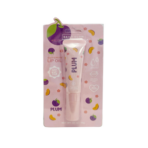 The Daily Glow Peptide Lip Oil SPF 15 with Hyaluronic Acid - PLUM