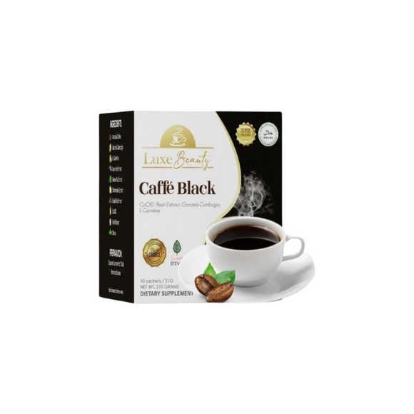 Luxe Slim Caffe Black, 10 Sachets