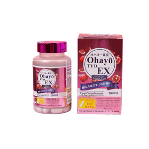 Ohayo TYO EX Lumine White Glutathione 700mg, 60 Capsules