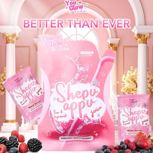 YOU GLOW BABE Shepu Appu Juice Mixed Berries | Dietary Supplement Drink Mix Skin Vitality USA YOU GLOW BABE Shepu Appu Juice Mixed Berries | Dietary Supplement Drink Mix Skin Vitality USA