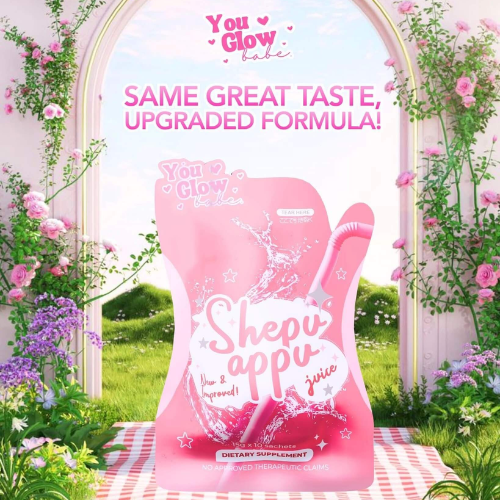 YOU GLOW BABE Shepu Appu Juice Mixed Berries | Dietary Supplement Drink Mix   Skin Vitality USA