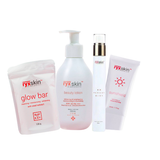 RyxSkin Ultimate Glow & Protect Bundle – UA Rescue Mist, Glow Bar, Beauty Lotion & Sunshield SPF Set