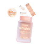 Soft Glow NEW MOON 200 mg S-Acetyl Glutathione Whitening  30 capsules -New and Improved- ...