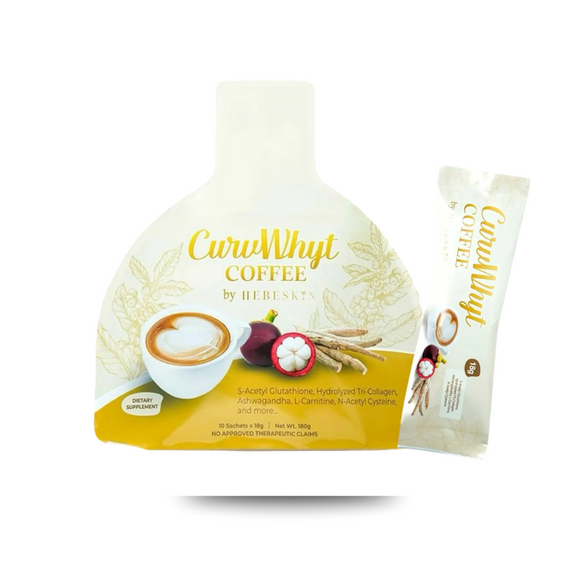 CurvWhyt Coffee by HEBESKIN – 10 Sachets (18g Each)