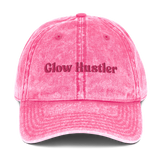 The glow hustler vintage denim cap