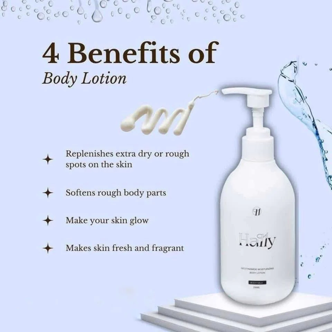 Hally Nicotinamide Moisturizing Body Lotion 250ml – Hydrating Body