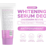 Luxe Organix Active Dry Whitening Serum Deodorant Purple – Niacinamide, Copper Peptide & Retinol – 50g