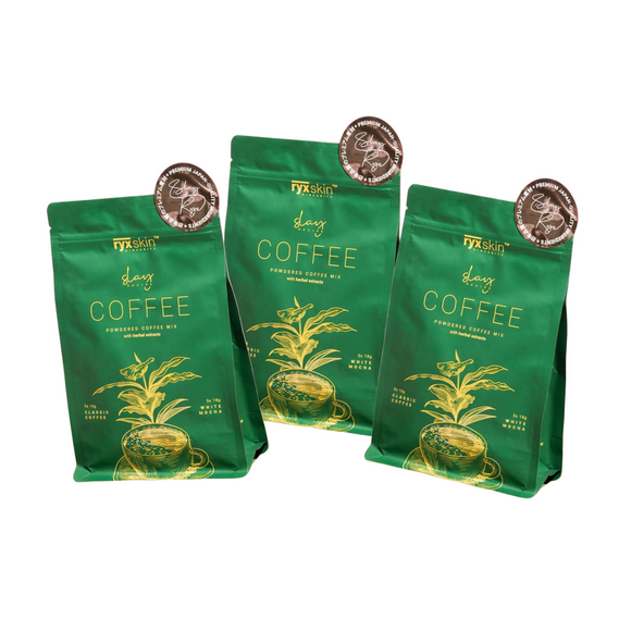 Ryxskin Coffee Premium Arabica & Robusta Blend 10 sachets : Pack of 3