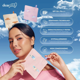 Dear Face Sun Bounce Daily Sunscreen Twin Pack with Dewfense® Technology - Broad Spectrum UVA+UVB Protection (30ml x 2) - Non-Comedogenic & Hypoallergenic