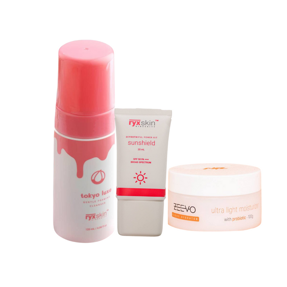 Simple Skincare Routine Set – Cleanse, Hydrate & Protect