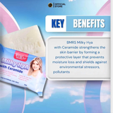 BMRS Beauty Essentials Milky HYA with Ceramide – Deep Moisture & Brightening Cream (70g) 3-pack