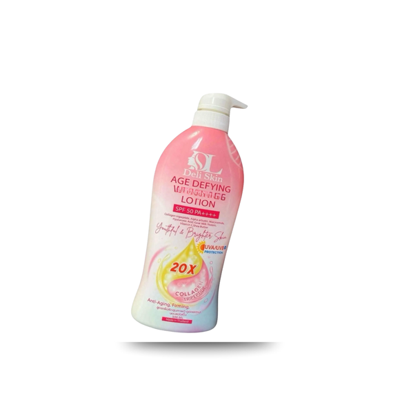 Deli Skin Age-Defying Whitening Lotion SPF 50 PA++++ – Collagen Tripeptide, Alpha Arbutin & Niacinamide – 500 ml