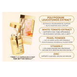 Hikari Aurum S-Acetyl Glutathione Supplement | Sakura & Ceramide Blend | 30 Capsules