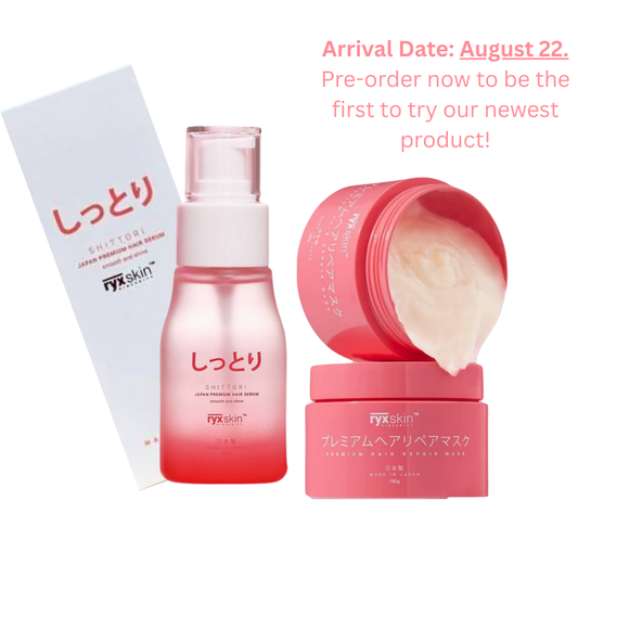 RyxSkin Premium Hair Care Duo: Shittori Japan Hair Serum (40ml) + Premium Hair Mask (180g)