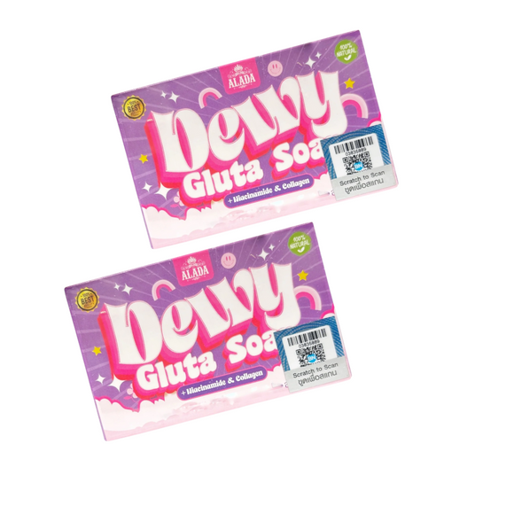 ALADA NATURAL Dewy Gluta Soap (70g) - Twin Pack