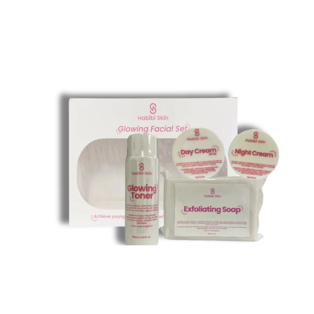 Habibi Skin Glowing Facial Set | 5-in-1 Skincare Solution – Skin ...