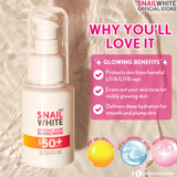 SNAILWHITE Everyday Glow Sunscreen SPF 50+/PA++++ 50ml
