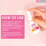 SNAILWHITE Everyday Glow Sunscreen SPF 50+/PA++++ 50ml
