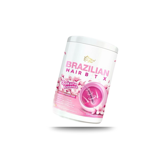 Merry Sun Brazilian Hair BTX - Ultimate Straight Treatment with Sakura Essence - 1000ml