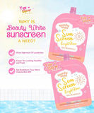 You Glow Babe Beauty White Sunscreen Bright Glow with Sea Buckthorn SPF 50 PA+++ ( Twin Pack)
