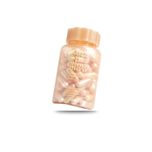 Dear Face New Moon Soft Glow - Glutathione + Collagen Supplement for Skin Brightening & Anti-Aging | 30 Capsules