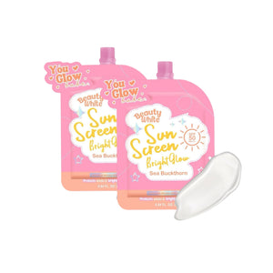 You Glow Babe Beauty White Sunscreen Bright Glow with Sea Buckthorn SPF 50 PA+++ ( Twin Pack)